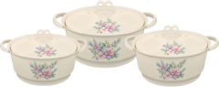 Set 3 Caserole termos plastic/inox Sephora, 2000/4000/6000