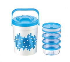 Set Caserole Termos Travel Picnic Treat 6 Piese